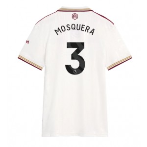 Arsenal Cristhian Mosquera #3 Jalkapallovaatteet Naisten Kolmaspaita 2025-26 Lyhythihainen